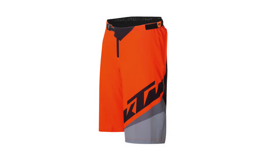KTM - Factory Enduro Shorts Black Fire Orange Grey