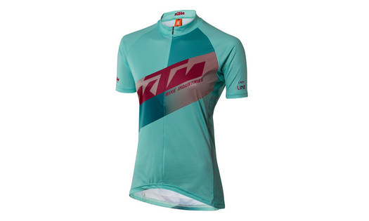 KTM - Lady Line Jersey Short Sleeve Aqua Vital Blue