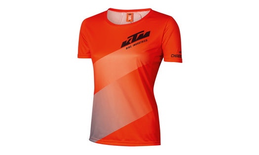 KTM - Lady Character Shirt Short Sleeve Orange Grey 