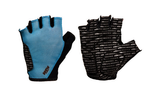 Lady Line Gloves Short Blue Black KTM - Lady Line Gloves Short Blue Black
